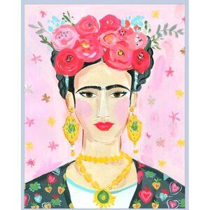 Frida Kahlo Canvas Painting Wall Decor 18x24 Inch Brand New